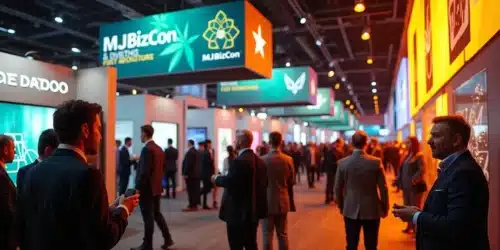 Professionals Networking at MJBizCon 2024 | Cannabis Industry Leaders