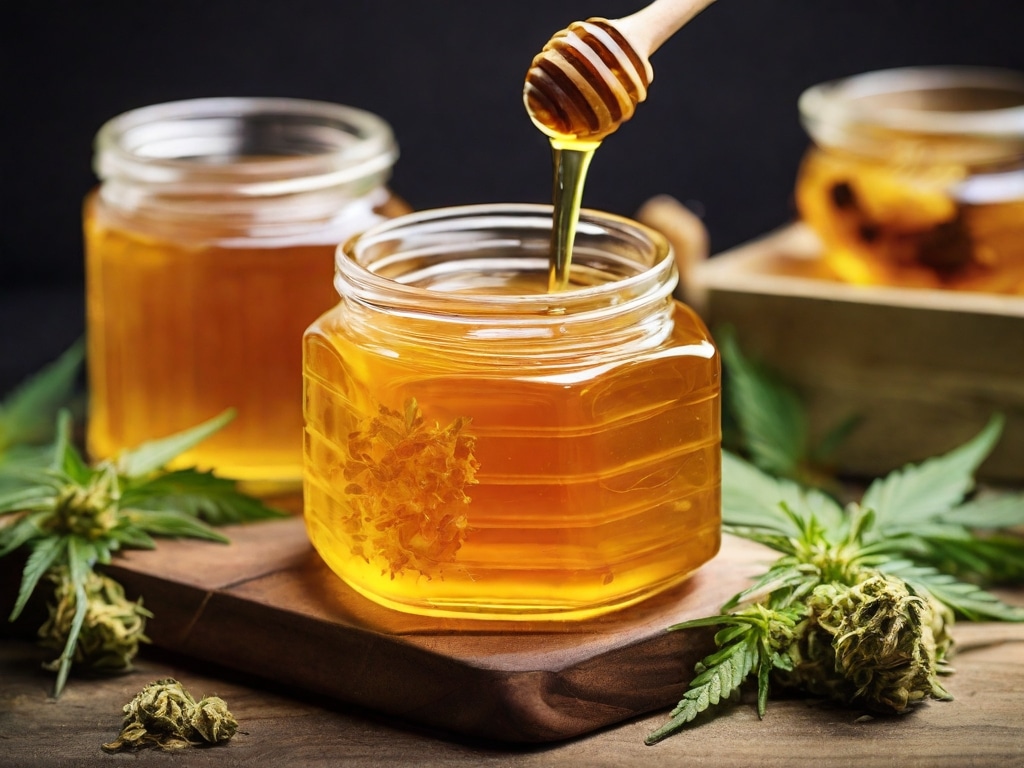making cannabis-infused honey