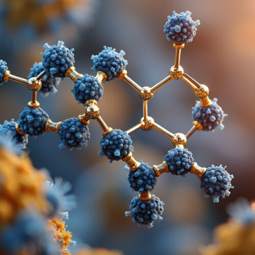 Molecular structure of the pepper terpene, beta-caryophyllene, with a unique cyclobutane ring.